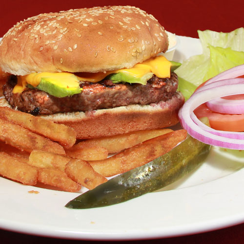 Northwood Inn Grilled Avocado Burger